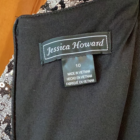 Vintage Jessica Howard Size 10 Ladies Party $ Holiday Dress.  Sequins and Lace. - Picture 8 of 16